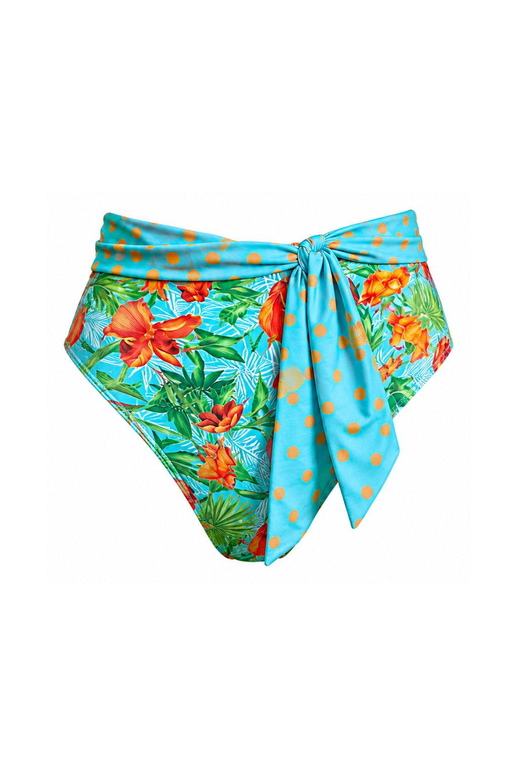 Cinzia High Waist Bikini Bottom by Zinzina Swimwear