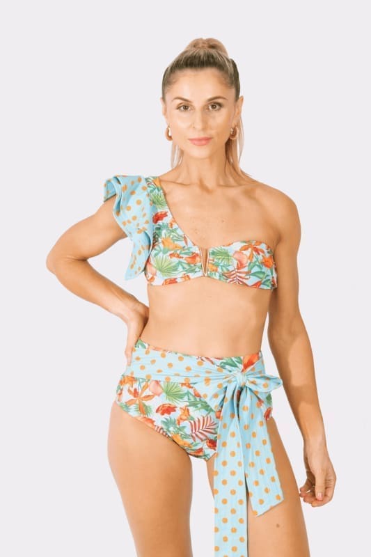 CINZIA BANDEAU BIKINI TOP -  - Zinzina Swimwear