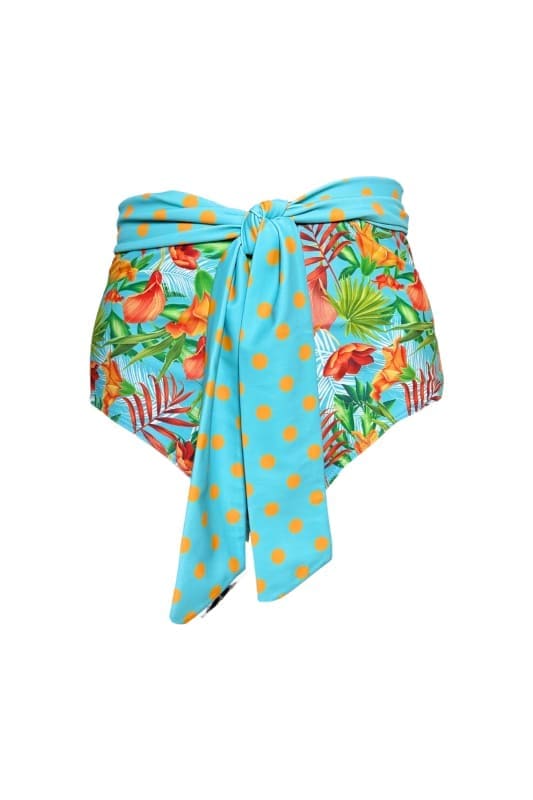 CINZIA HIGH WAIST BIKINI BOTTOM -  - Zinzina Swimwear